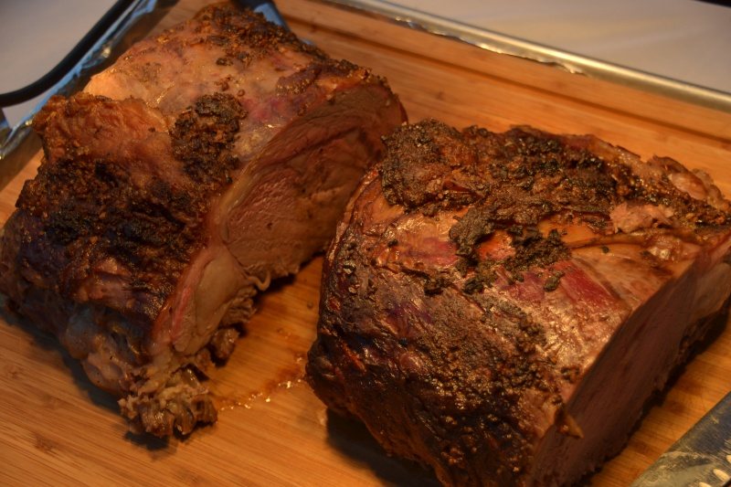 Kama'aina Catering's imu style prime rib, sliced